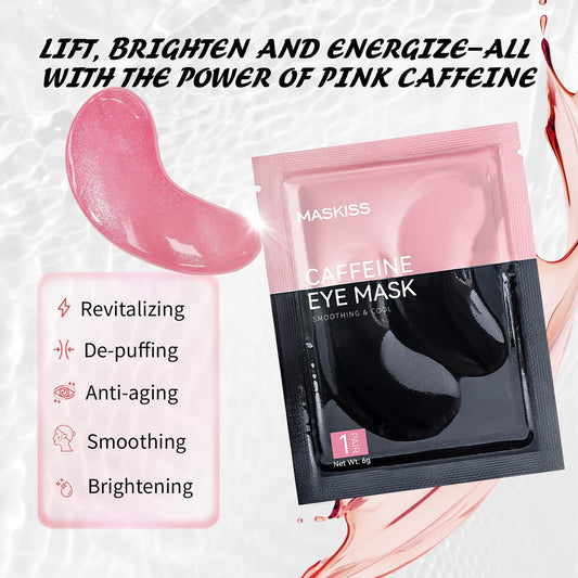 Mascarilla de cafeína para ojos – Pink Glow Care